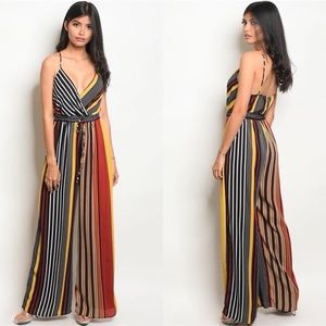 Striped Jumpsuit